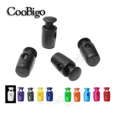 Cord Lock Toggle Stopper Cylinder Barrel for Face Mask Lanyard Garment Accessory