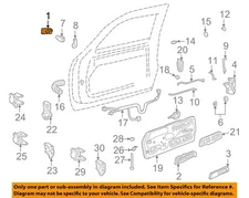 GM OEM 95-00 C1500 Suburban Front Door Lock Hardware-Handle, Outside 15742229