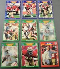 1989 NFL Pro Set San Francisco 49ers Football Trading Cards - Your Choice