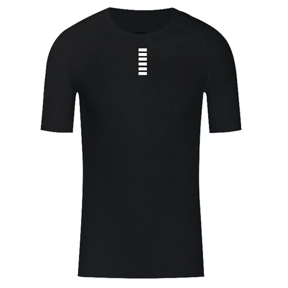 Cycling Base Layers Pro Cool Mesh Bicycle Short Sleeve Shirt Breathable Jerseys - Image 3 of 4