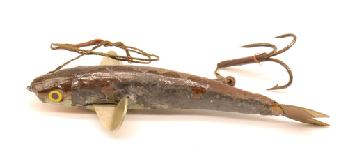 Esca da pesca vintage Caledonian Minnow anni '900 - Foto 10 di 18