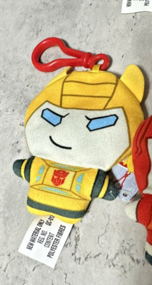 NEW Transformers Reversible Clip Bots Bag Autobots KEY CHAIN CLIP BUMBLE BEE!!!