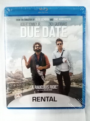 Due Date (Blu-ray Disc, 2011) - Brand New - SEALED