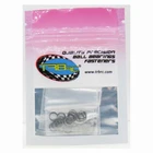 TRB RC M5x7mm Dia. Steel Shim Pack 10ea 0.1, 0.2, 0.3, 0.5mm Width