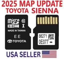 TOYOTA SIENNA MAP UPDATE 2025 NAVIGATION MICRO SD CARD OEM 86271 0E077 USA/CA