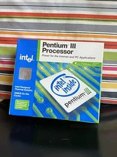 pentium 3 1000/133 256 coppermine new sealed box sl4mf 1ghz