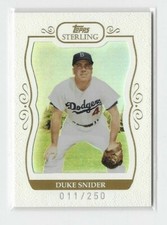 2008 Topps Sterling DUKE SNIDER BASE CARD #46 DODGERS /250