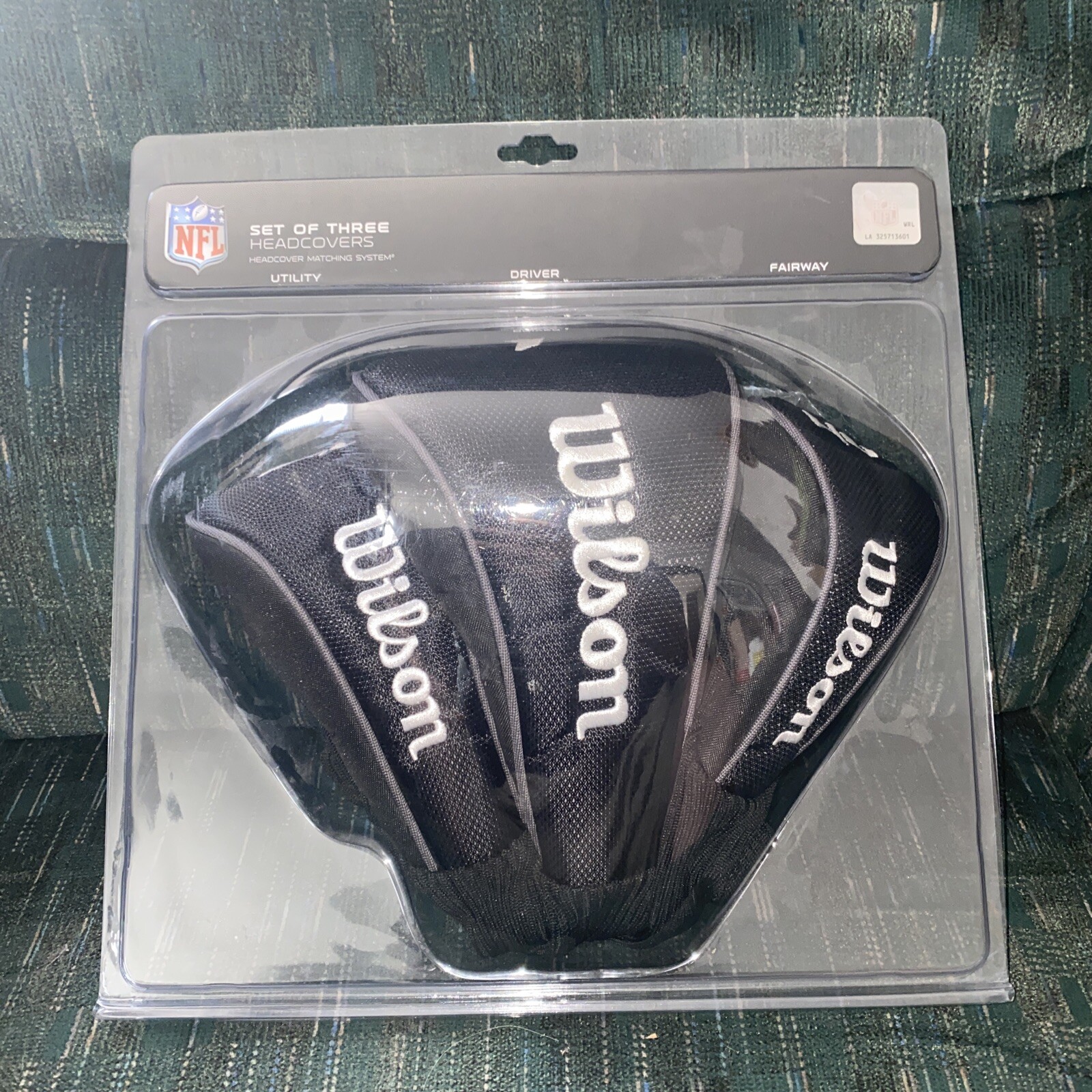 Team Golf NFL Wilson Golf Club Headcovers 3Pack fairway driver utility