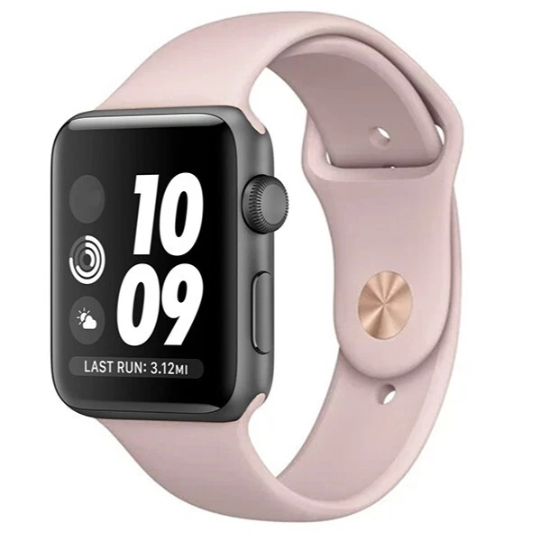 Apple Watch Series 3 GPS Aluminum A1859 42mm Space Gray + Pink