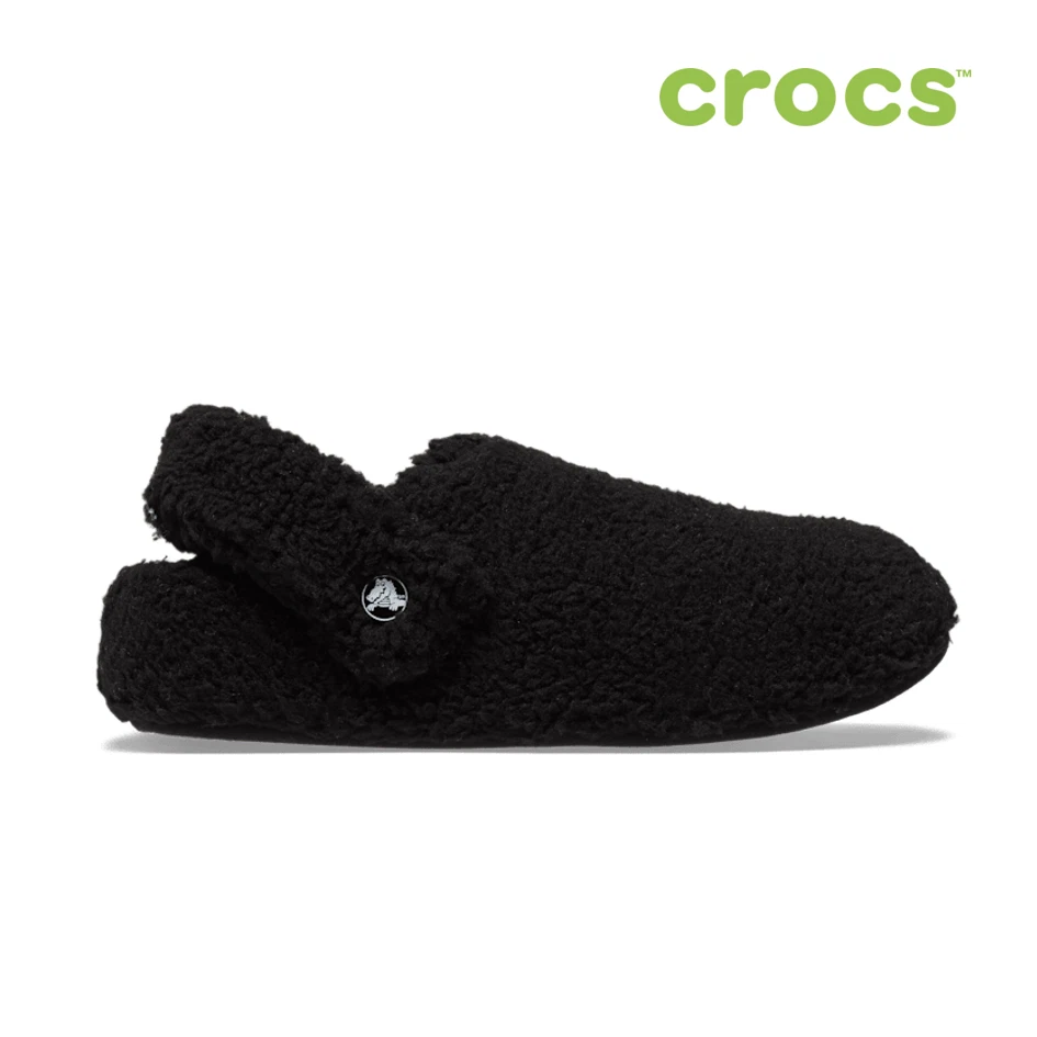NEW CROCS CLASSIC WINTER COZY SLIPPER FLEECE BLACK 209386 209386 001 UNISEX