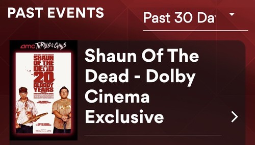 ‘24 20TH ANNIVERSARY POSTER SHAUN OF THE DEAD AMC DOLBY EXCLUSIVE 17x11 NEW - Picture 3 of 3