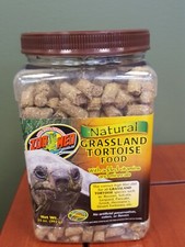 Zoo Med 35 oz Natural Grassland Tortoise Food w/added Vitamins. Exp 9/8/2023