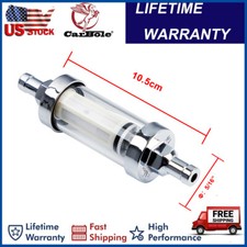 516 Inlet Glass Inline Fuel Filter Ffc1002 Universal For Gasoline Carburetor 516 Inlet Glass Inline Fuel Filter Ffc1002 Universal For Gasoline Carburetor