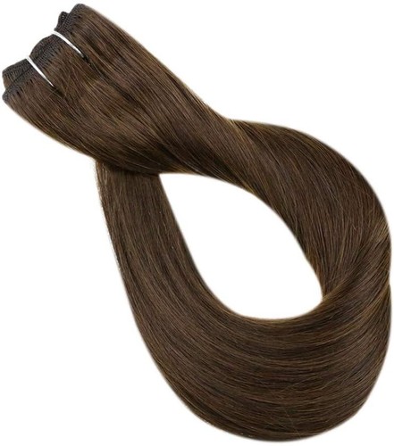 Sew in Weft Human Hair Extensions Double Weave Real Human Hair Bundles Straight - Picture 42 of 94