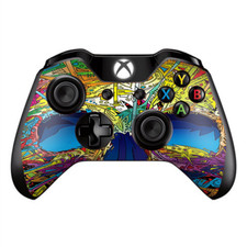 Skins Decal Wrap for Xbox One / One S Controller colorful skull 1