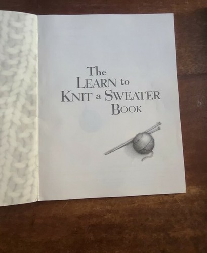 The Learn To Knit A Sweater Book American School Of Needlework Jean Leinhauser - Picture 3 of 8