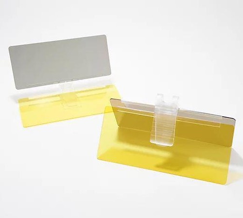 Bell & Howell Tac Car Visor Anti-Glare and UV Blocking - Set of 2 - Picture 2 of 2