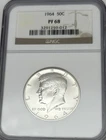 1964 Kennedy Half Dollar NGC PF68 Silver Proof 90% Nice Coin !!!