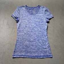 Rip Curl Search Womens Small UV Protection Top Rash Guard Blue Surf Swim T Shirt