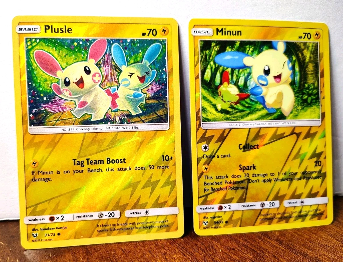 Plusle Minun In Pokémon Individual Trading Cards for sale | eBay