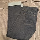 Gustin#17 Selvedge Japanese Super Heavy Denim  Dark Wash Button Straight Sz 33 — photo 2