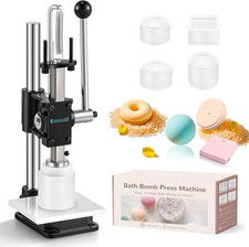Bath Bomb Press Machine-Heavy Duty Bath Bomb Machine with 4 Molds Set Adjustable