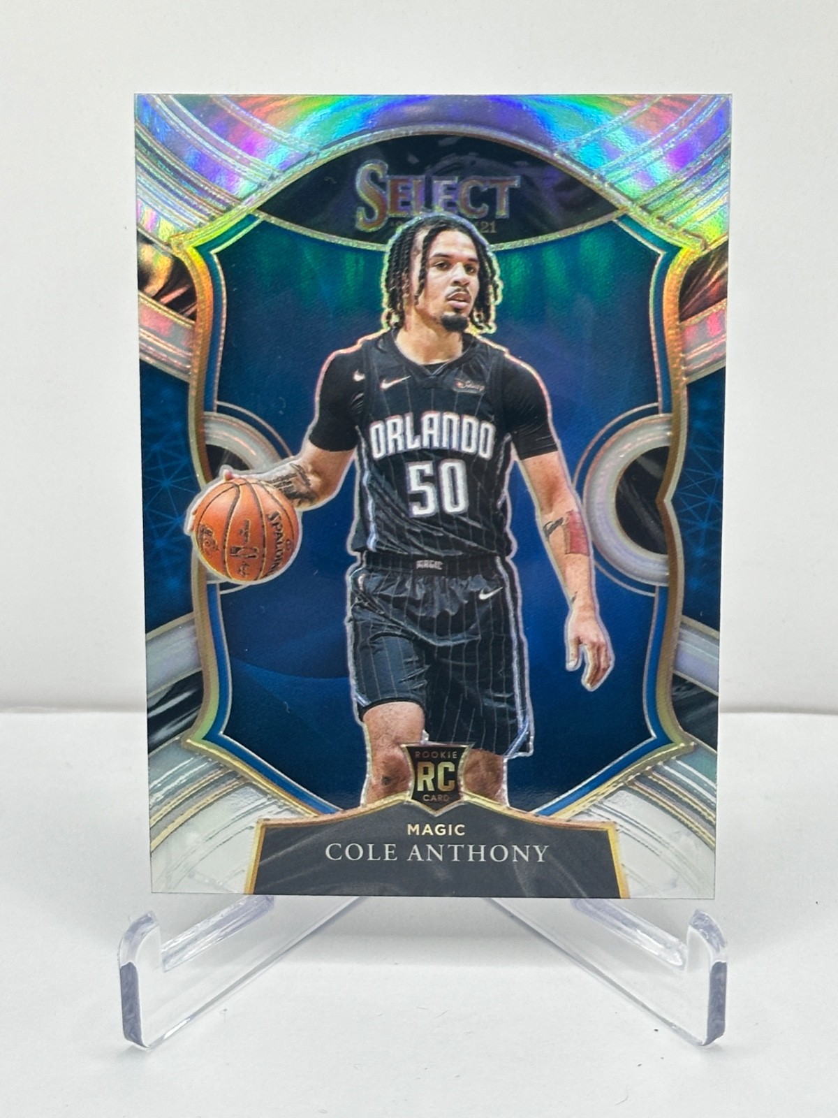 COLE ANTHONY 2020-21 Select Concourse Prizms Silver #75 Rookie Insert Card Magic