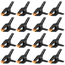 16 Pack Small Spring Clamps, 3.5 Inch Heavy Duty Clamps for Backdrop Stand, P...