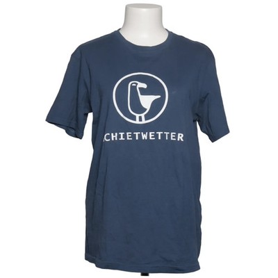 Michael Heinen, T-shirt, Größe: S, Blau/Weiß, Baumwolle, Print, Damen #wJx