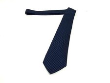 Cravatta Louis Vuitton Damier in seta blu navy come nuova 158 cm business uom...