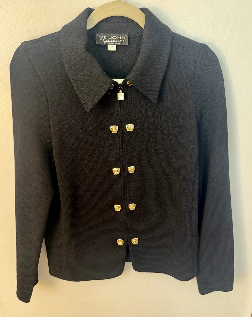 St John Knits Marie Gray In Women's Coats & Jackets for sale | eBay
