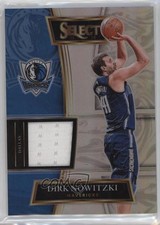 2021 Panini Select Selective Swatches Silver Prizm Dirk Nowitzki #SS-DNK HOF 0l1