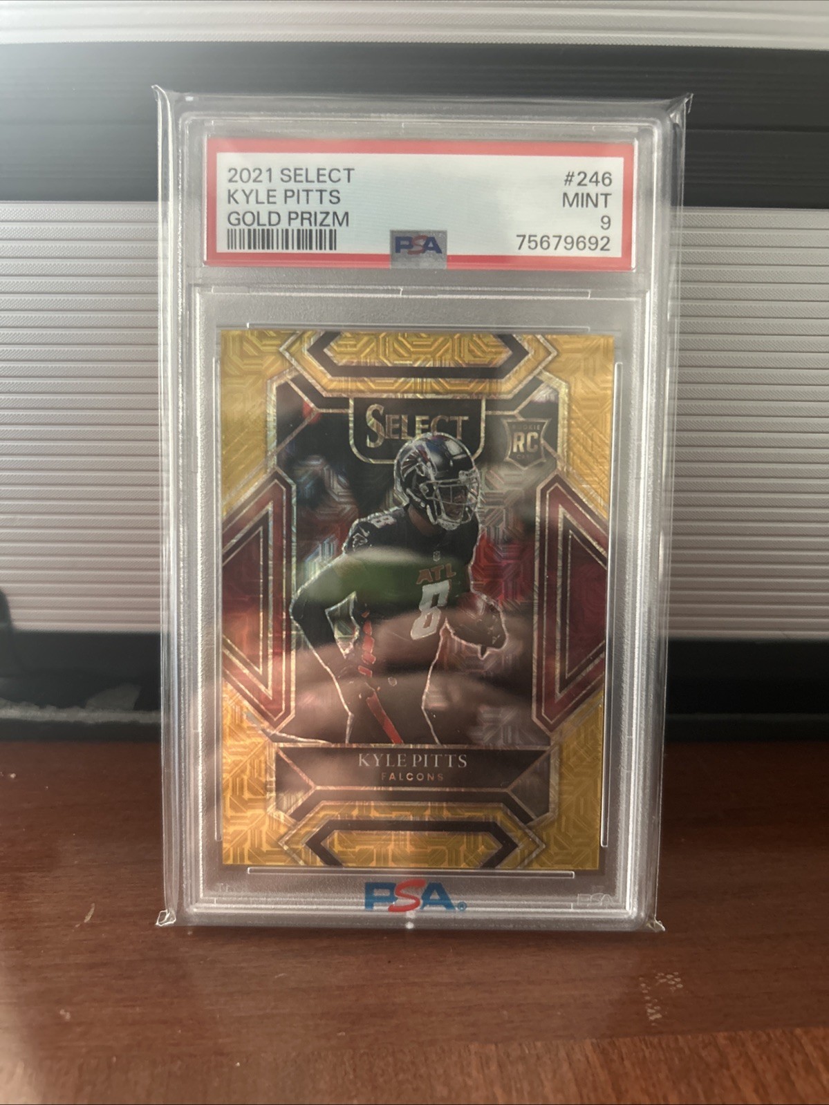 2021 Select Football Club Level Gold /10 Kyle Pitts Atlanta Falcons Rookie Card