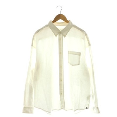 VISVIM ALBACORE BD SHIRT L/S OX Leopard Switching Shirt Button Down 4 White /CX