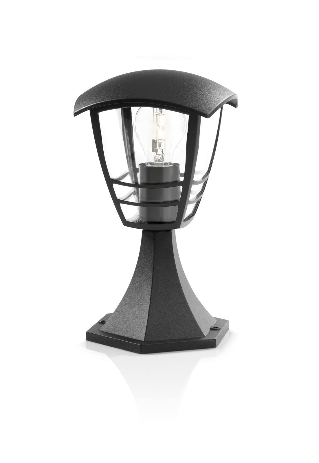 Philips myGarden Creek Outdoor Pedestal Black (Requires 1 x 60 W E27 Bulb)