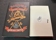 ADRIAN SMITH SIGNED MONSTERS OF RIVER & ROCK IRON MAIDEN FISHING HCDJ