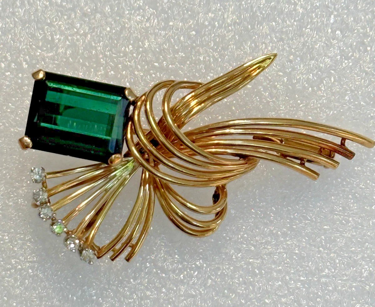 H 18k Yellow Gold Fine Brooches & Pins for sale | eBay