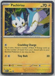 Pachirisu 158 Black Star Promo Scarlet & Violet Cosmos Holo