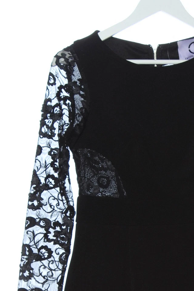 JS COLLECTIONS Falda estilo lápiz Mujeres Vestido Talla EU 36 negro elegante - Imagen 3 de 4