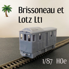 1/87 HOe – Brissoneau et Lotz LT1 Voie étroite  Kato 109 modélisme ferroviaire
