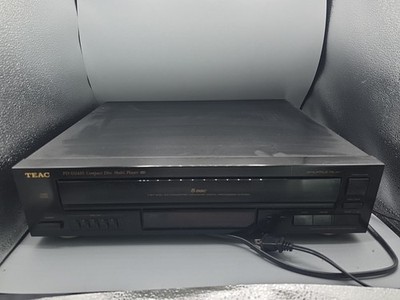 TEAC PD-D2391 5 Disc Carousel CD Player Tested Working No Remote