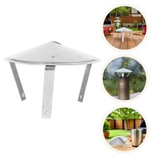2 Pcs Chimney Rain Caps Exhaust Vent Cover Outdoor Roof Snow Protector