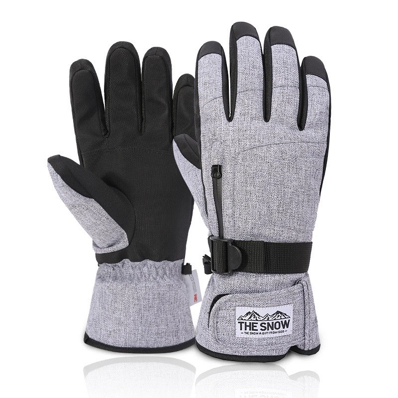 Hikenture 3M Thinsulate Waterproof Snow Gloves for Men - Perfect for Running