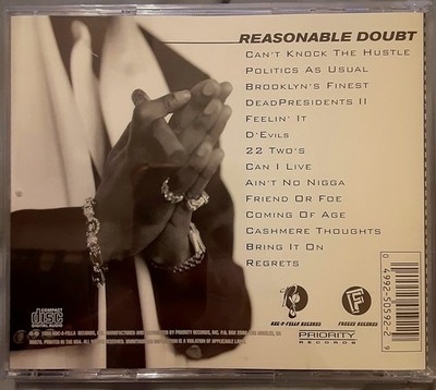 洋楽 ACE BEYOND REASONABLE DOUBT Jay-Z - Reasonable Doubt (CD) - Amoeba Music