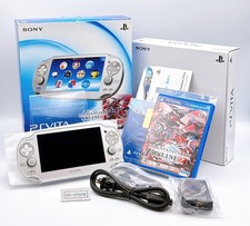 Sony PS Vita PCH-1000 Console Ice Silver Limited Box Very Rare - Open box unused