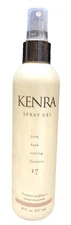 kenra spray gel firm hold 17 spray 8oz scuffed bottle