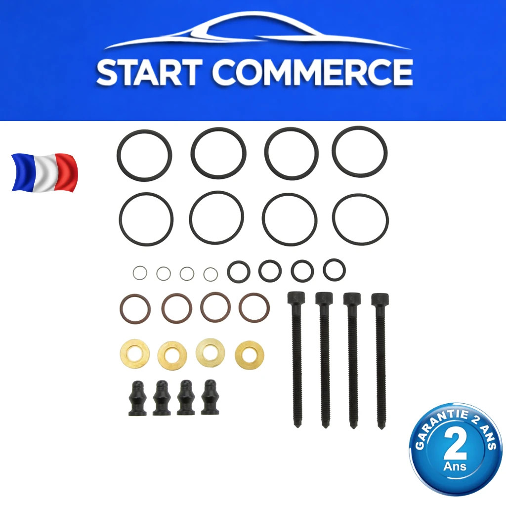 Kit 4 joints injecteur Bosch TDI pour moteurs Audi et VW - Réparation et étanchéité moteur