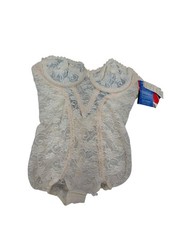 Vintage Backless Laced Body Brief Size 32C