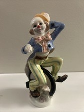Figura Payaso Porcelana - Origen Desconocido - Estilo Similar a Lladró / Nao.