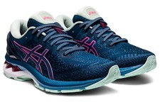ASICS Gel-Kayano 27 Women's, Mako Blue/Hot Pink, US 7.5